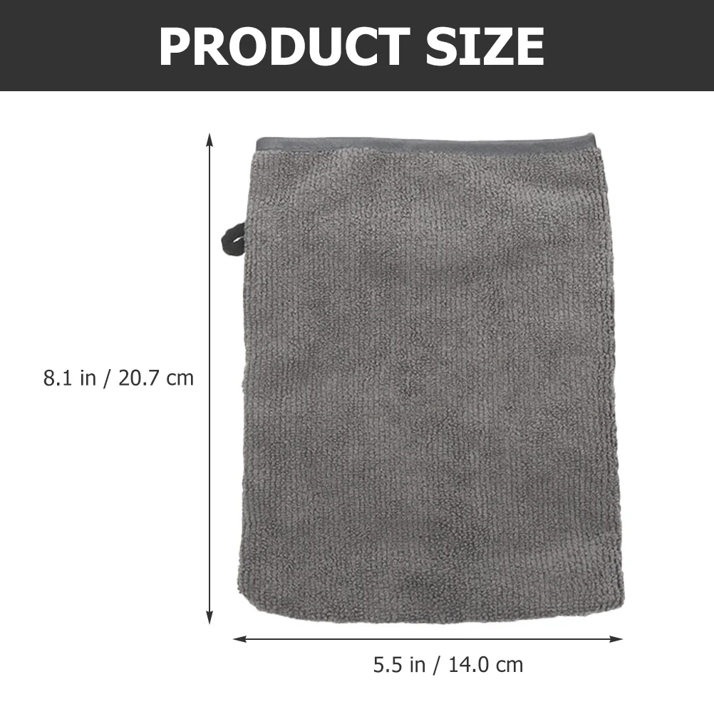 6 stücke Make-Up Entferner Handschuhe Mikrofaser Gesichts Reinigung Handschuhe Wiederverwendbare Weiche Poren-Reinigung Tragbare Haushalt Gesicht Waschen Handschuhe