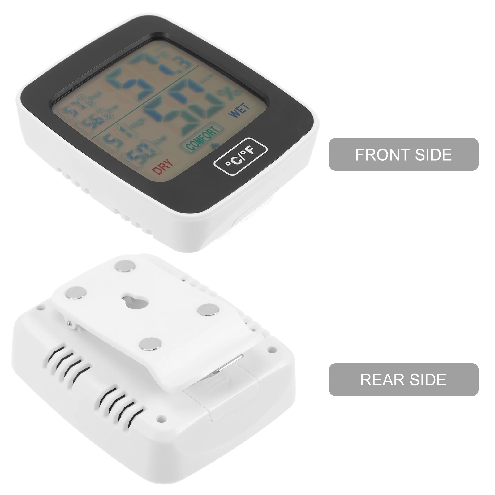 

Digital Hygrometer Thermometer Indoor Temperature Humidity Monitor For Home Baby Room Large Screen Sensor Multipurpose Room Temp