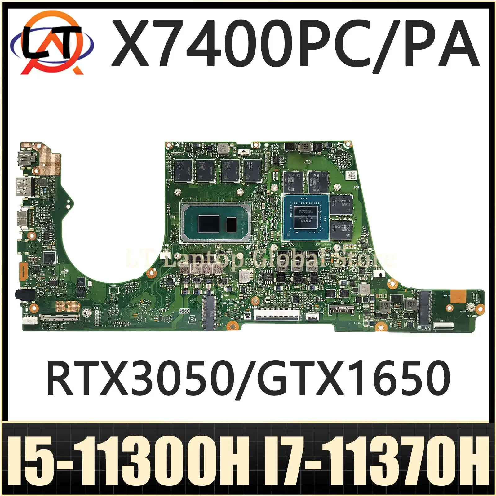 LT Laptop Mainboard X7400PC X7400PA N7400P X3500PC X3500PA X3500PH V3500P X3400PC X3400PA X3400PH V3400P K3500P motherboard