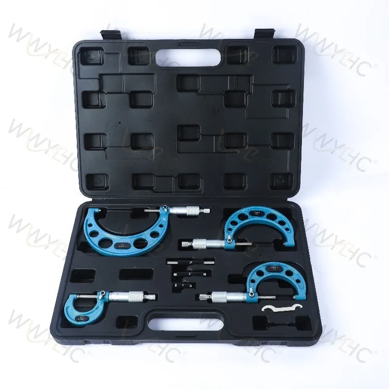 Generic External Micrometer Gauge Kit 0-100mm 0.01mm Machinist Tools