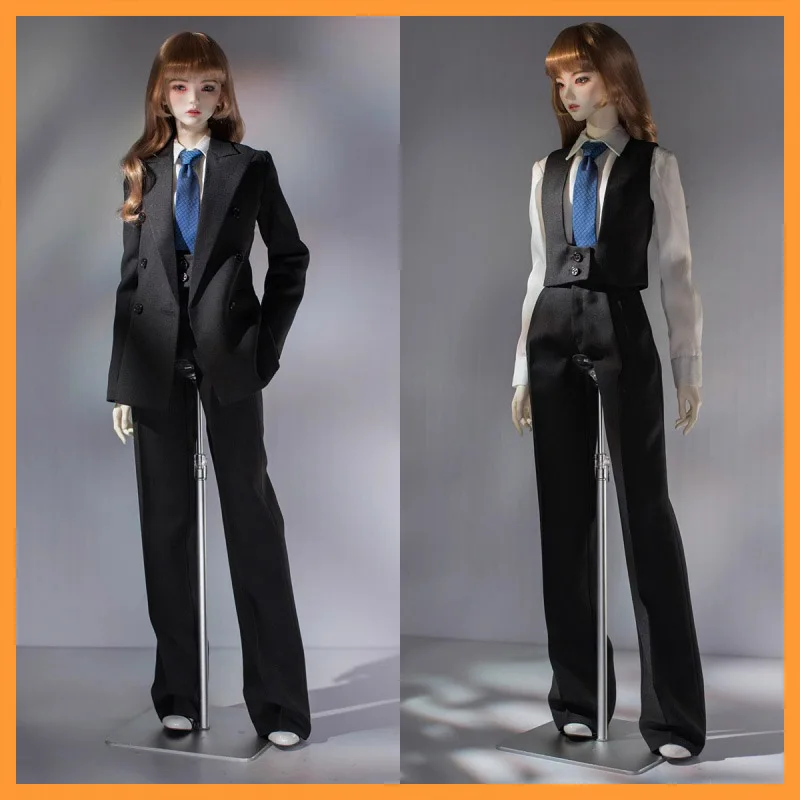 

Custom-made KAMI ZONE 1/3 Scale BJD Toys Handsome Business Temperament Suit Vest Jacket Set Fit Big For Fans DIY Gift ﻿