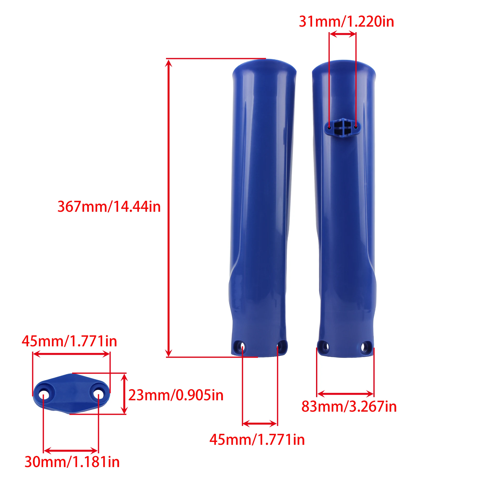 

Motorcycle Front Fork Protective Case Motocross Shock Absorber Full Guard Cover For Yamaha YZ250F YZ450F YZ450FX 2023 2024