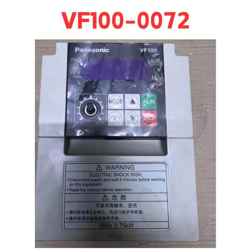 second-hand     inverter     VF100-0072    Test passed     Fast Shipping