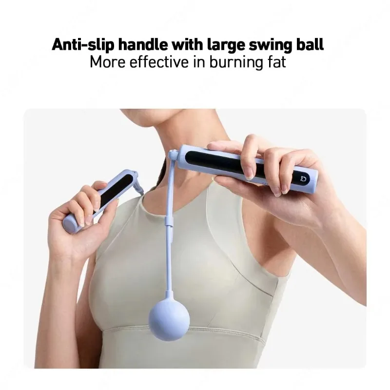 Xiaomi Mijia Smart Rope Skipping 2 Precise Counting Digital Display Screen Bluetooth 5.1 Data Analysis Work For Mihome App New