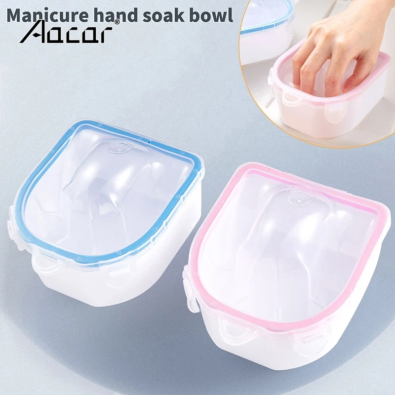 Nail Polish Remover Soak Bowl Nail Art Treatment Health Tools Durable Horny Care Bubble Bowl Gel for Nails soak off bowl