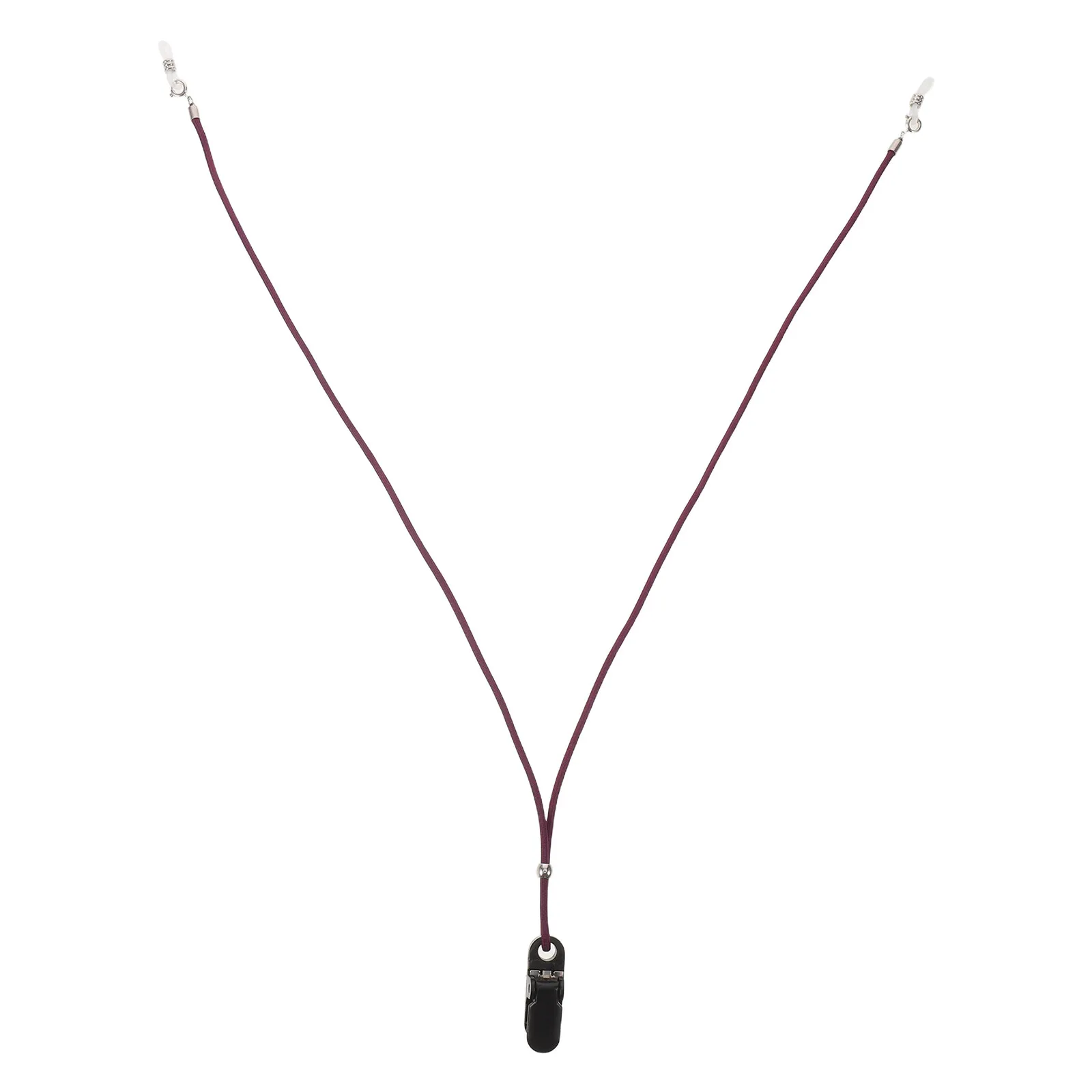 

Hearing Aid Anti-Loss Lanyard Silicone Ring Clip Security Strap for Seniors Daily Wear Hearing Aid Safety Band Purple