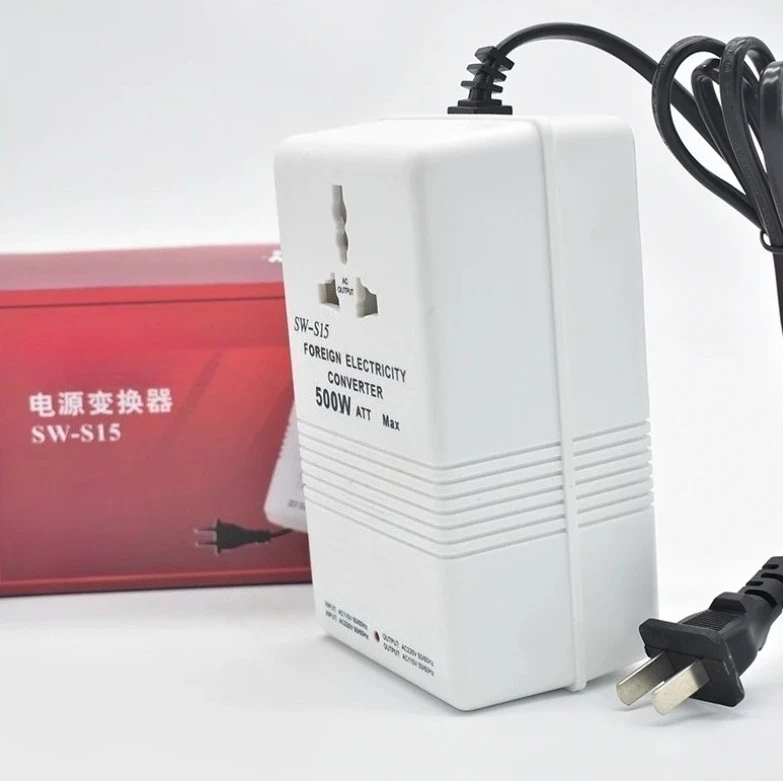 SW-S15 500 Вт трансформатор напряжения 220 В-110 В/110 В-220 В двунаправленный преобразователь мощности дорожный адаптер для электрической зубной щетки бритвы