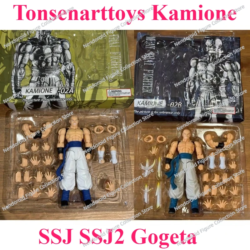 Tonsenarttoys Kamione Dragon Ball Z SHF Super Saiyan SSJ SSJ2 Gogeta Son Goku Trunks Anime figuras de acción juguetes modelos regalo