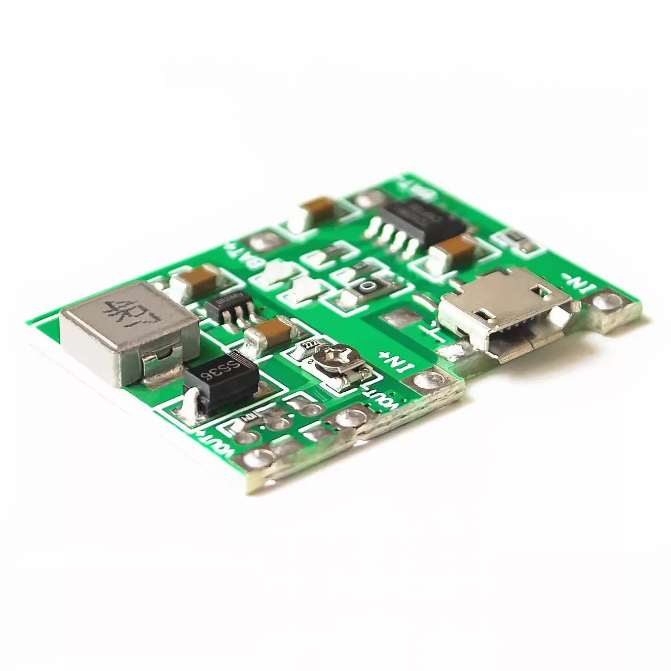 5pcs 3.7V to 9V 5V Boost Charge Discharge Module 2A for Multimeter Modification 18650 Lithium Battery DIY