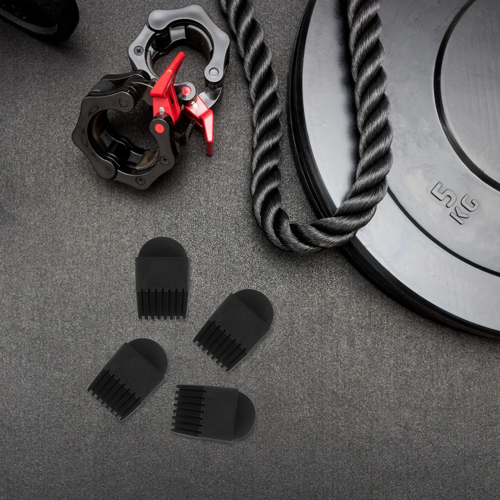 

4Pcs Square Tube End Protector Chair Leg Cover Fitness Accessories Durable Easy Maintenance Enhance Stability Safety