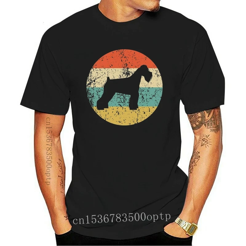 

Schnauzer Shirt - Vintage Retro Schnauzer T-Shirt - Dog Silhouette Icon Shirt