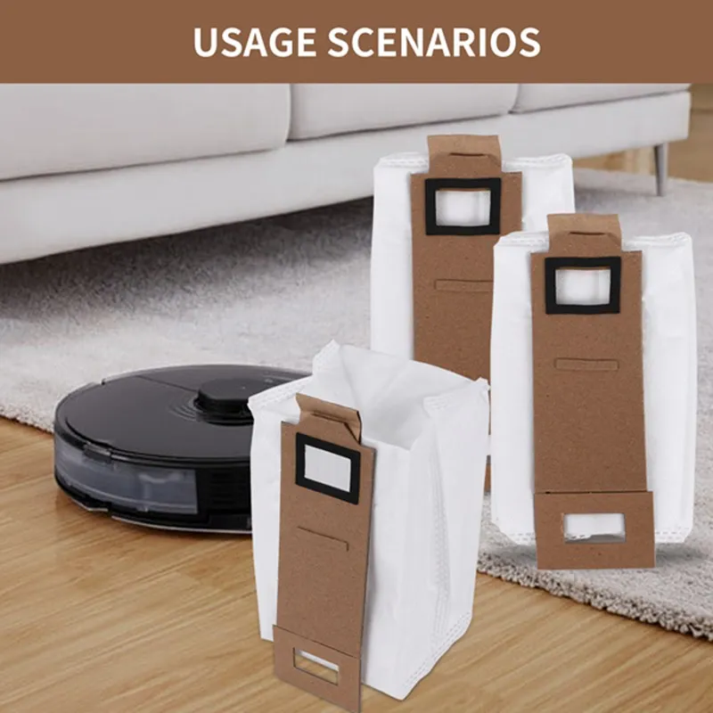 12 حزمة من ملحقات حقيبة الغبار لشاومي Roborock S7 S7 Plus S7 + قطع غيار المكنسة الكهربائية أكياس المكنسة الكهربائية الساخن!