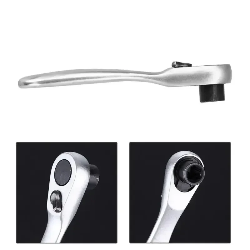 1/4" Mini Ratchet Handle with 72 Tooth Quick Release Socket Wrench - High Carbon Steel, Adjustable, Manual Operation Amagi image 5