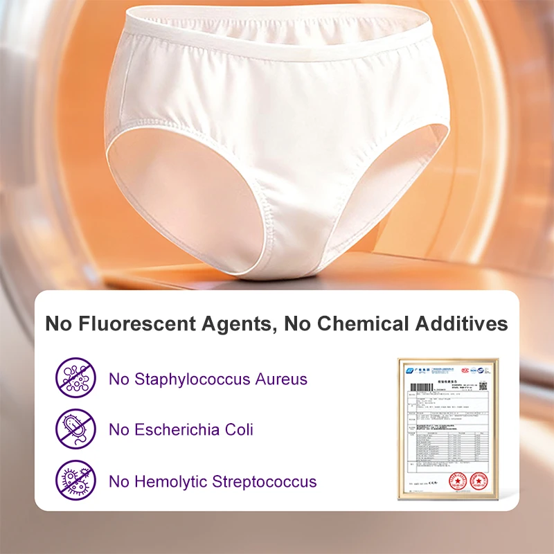 Philips Avent Women Disposable Cotton Underwear 7Pcs Sterilized Cotton M-3XL for Maternity Travel Business Trip view 5