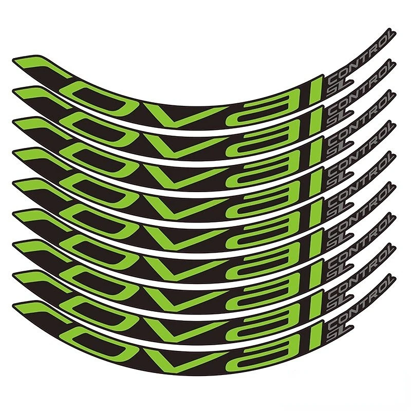 Controle sl mountainbike 29 polegada de largura 25mm aro adesivos mtb roda da bicicleta decalque cycing filme decorativo adesivos para coche
