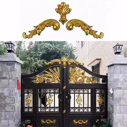 European gate, living room, stainless steel furniture decals, hardware, guardrail door decoration, home decoration accessories