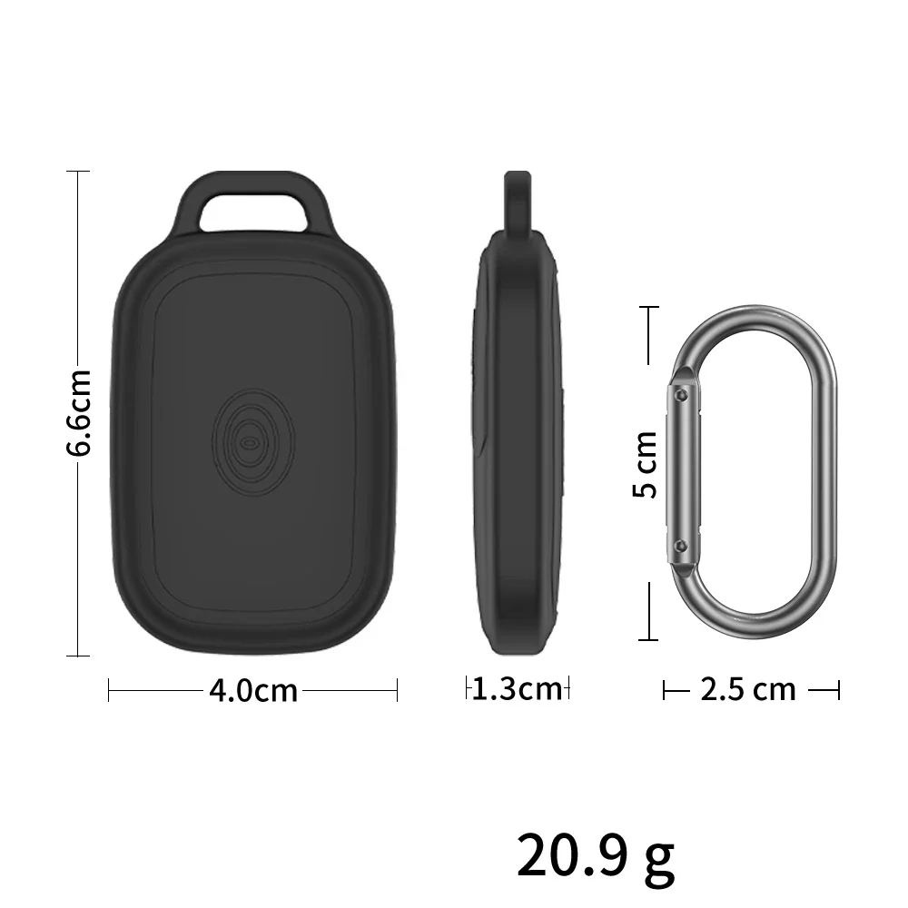 لـ Life360 Tile Pro 2024 حافظة واقية من السيليكون الفاخر مقاومة للصدمات والغبار تصميم خطاف ملحقات تعقب متينة