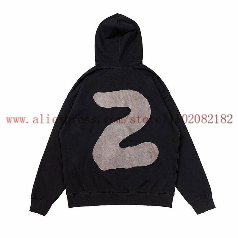 Autumn Winter High Street Kanye Candle Printed Hoodie Men Women Casual Hooded Sweatshirt Pullovers