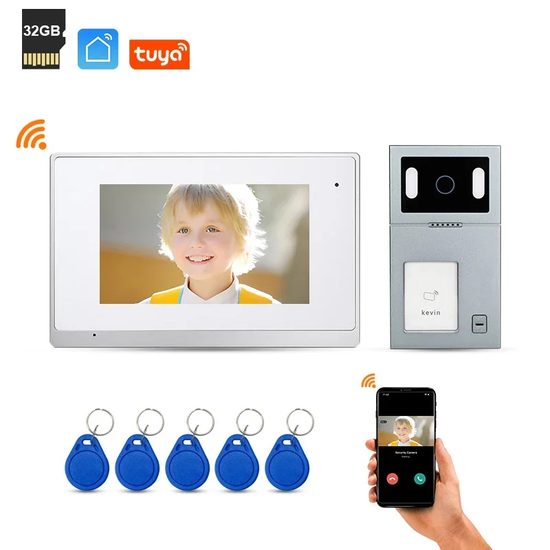 

High Quality 2MP Video Entry Phone Intercom for Home Doorbell Camera Smart Wifi Tuya