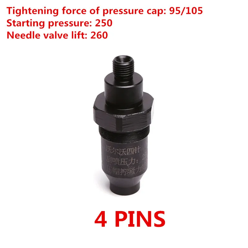 Nozzle Opening Pressure and Atomization Testing Adapter for Volvo 2 Pins 4 Pins