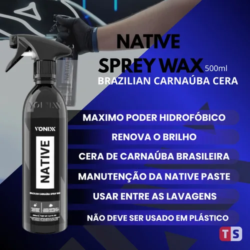رش الشمع البرازيلي Vonixx Native Carnauba عالي الأداء