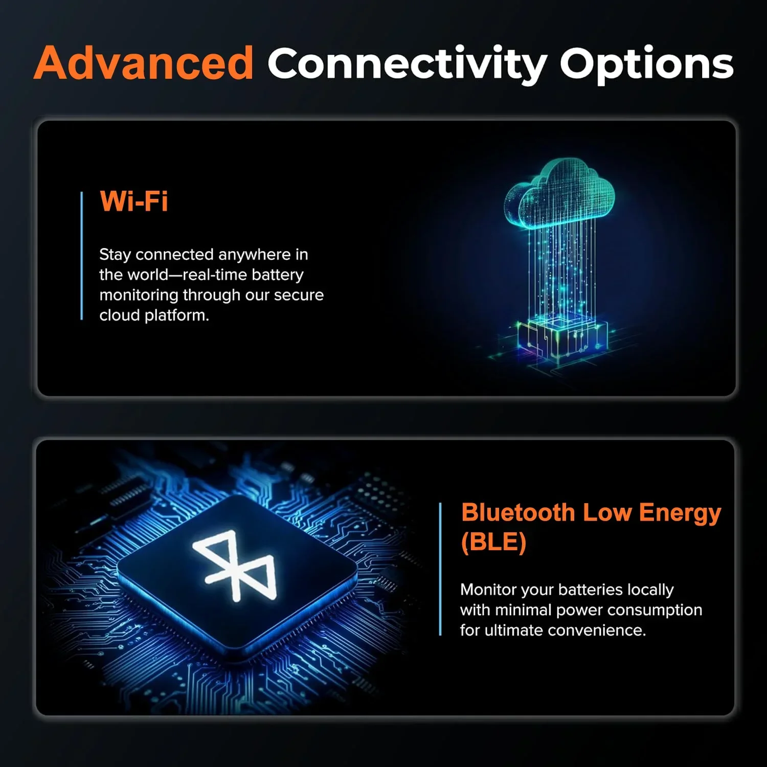 48V 100Ah LiFePO4 lithiová baterie s kapacitou 5,12 kWh, serverová baterie s Bluetooth a Wifi pro offline solární systém PL Stock - náhled 5