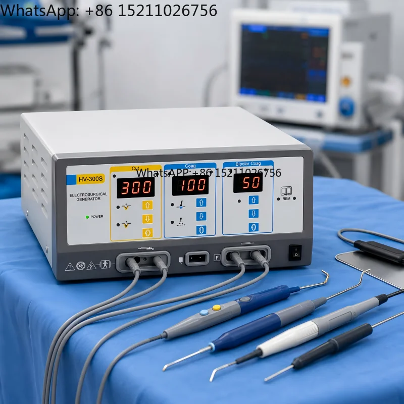 2026 New Sprout HV-300S Veterinary Bipolar Vessel Sealing Generator Electrosurgical Unit Stainless Steel for Dog/Cat/Horse