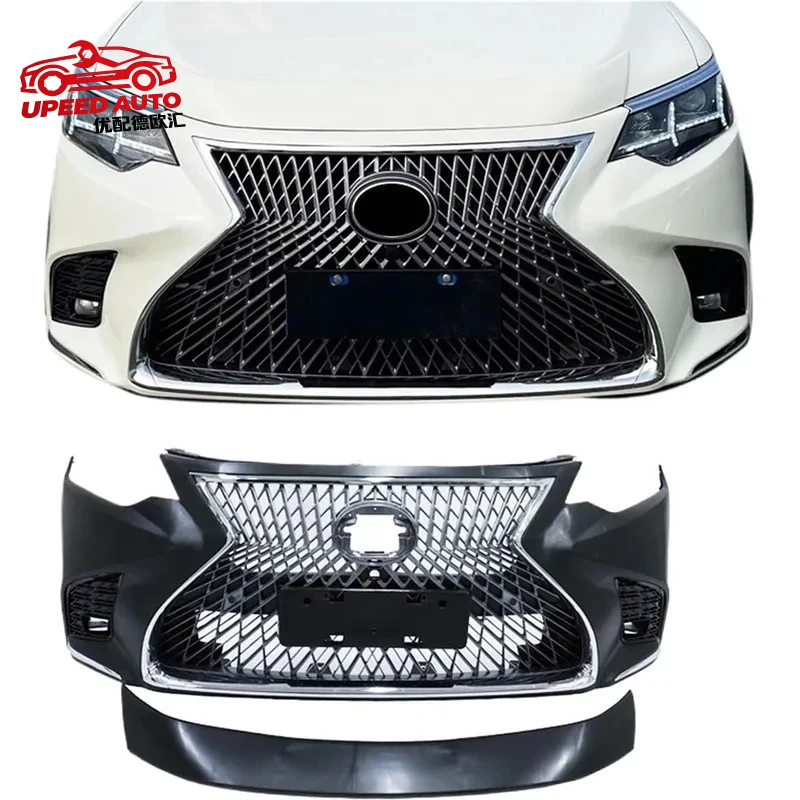 

Body Kit for 2015 Camry Upgrade to 2017 Lexus Front & Rear Plastic ABS Car Bumpers Spare Part Replacement