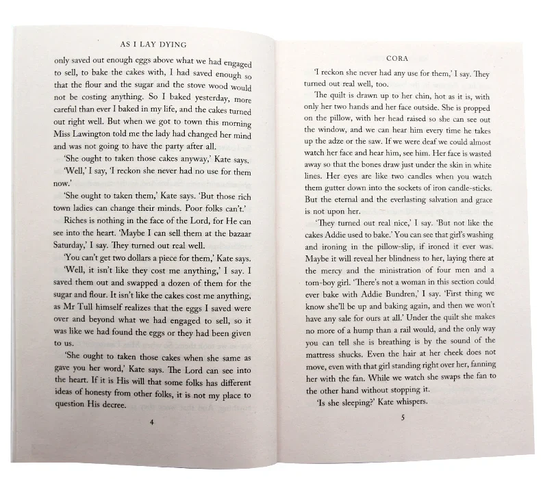 As I Lay Dying William Faulkner, Bestselling books in english, Romance novels 9780099582748