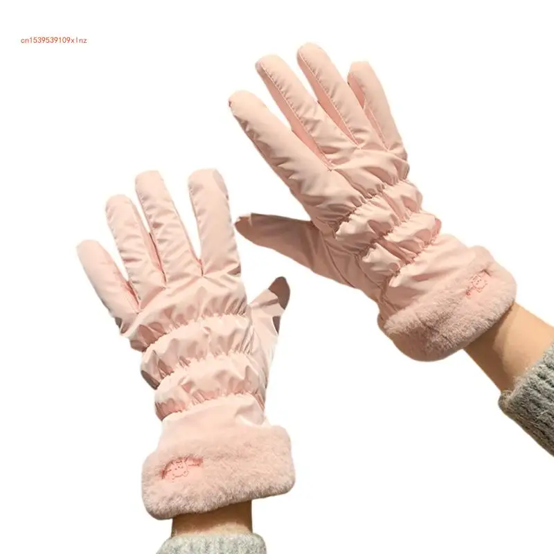 Stylish Touchable Screen Function Thermal Gloves Windproof Hand Protectors