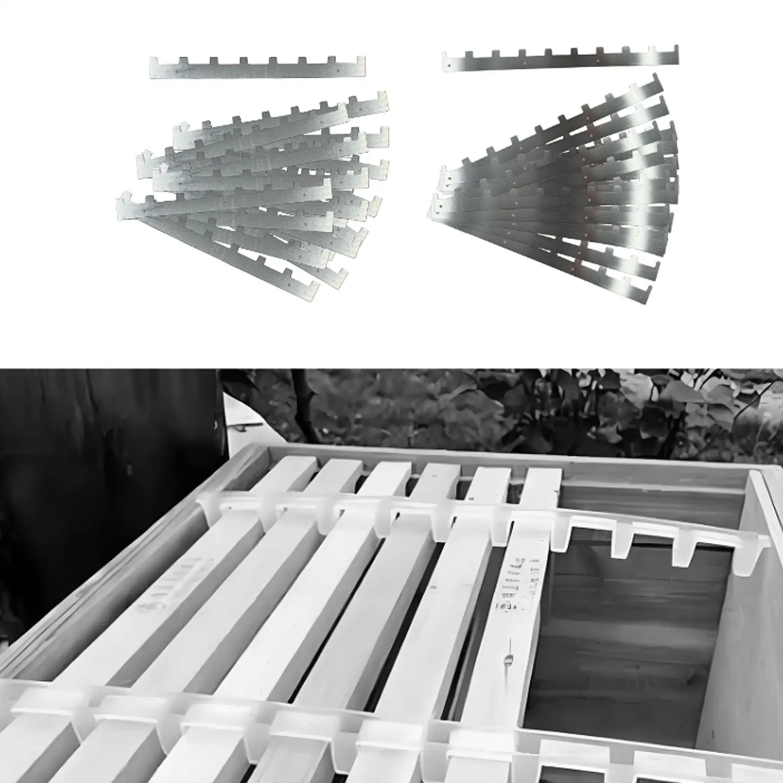 

20 Pieces Beehive Frame Space Strips Hive Frame Clips for Home Professionals