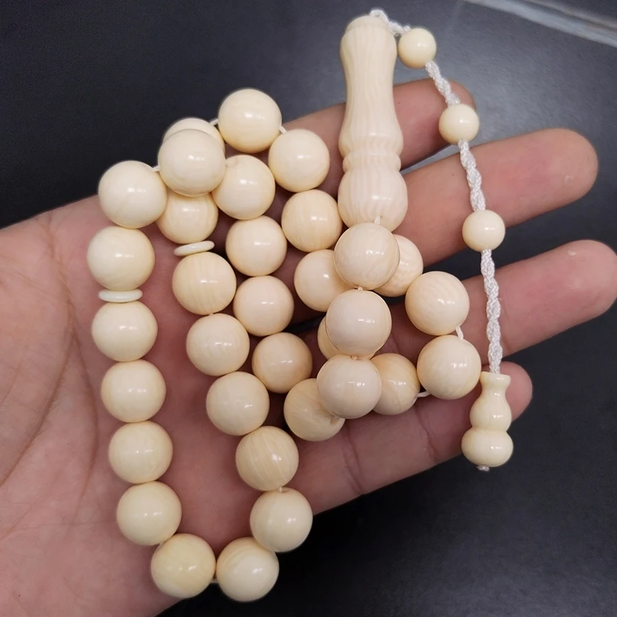Tasbih Imitation ivorys resin prayer beads Muslim bracelet misbaha arabic fashion accessories on hand islamic Eid gift