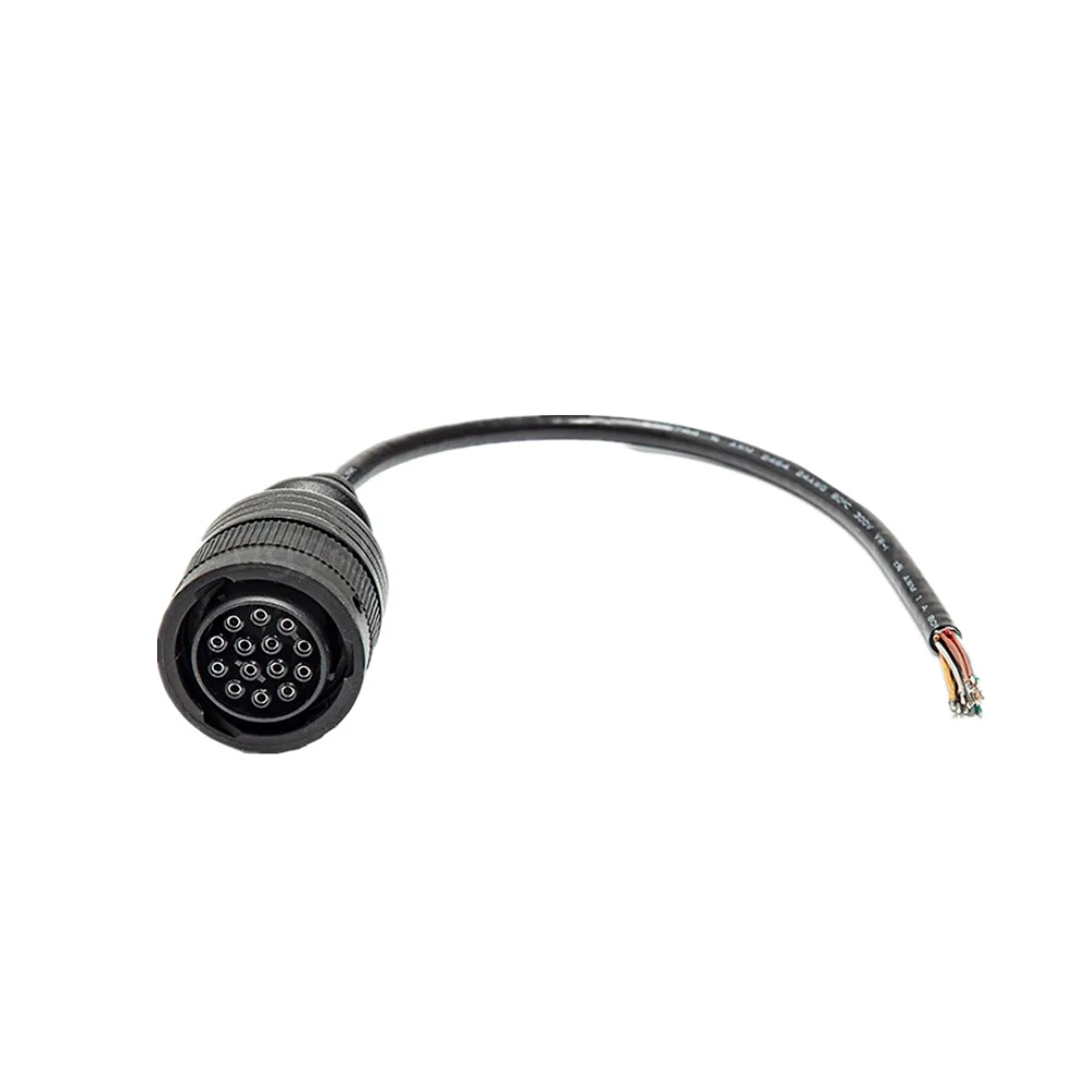 For 14pin to 16P Adapter Plug Connector 9pin/OBD2     ET3 Cable Excavator Parts