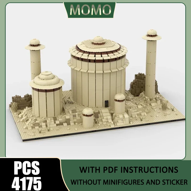 

Moc Building Bricks Desert Tattoo Palace Model Building Technology Modular Star Movie Series Blocks Construstion Toy Gifts