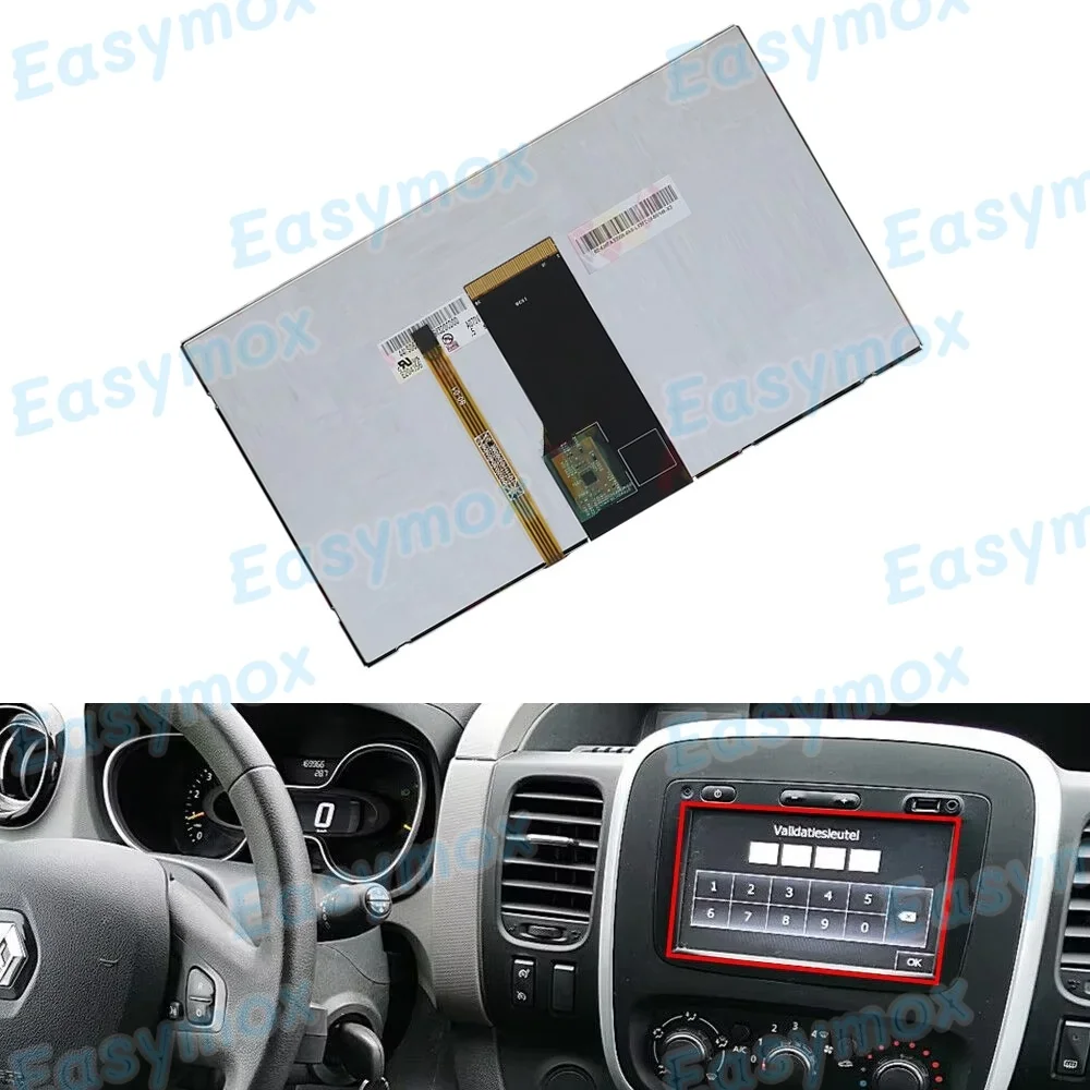 

7-inch Original LCD Display is Suitable For Renault Capture Duster Logan Master Traffic Clio Car Radio Navigation Screen