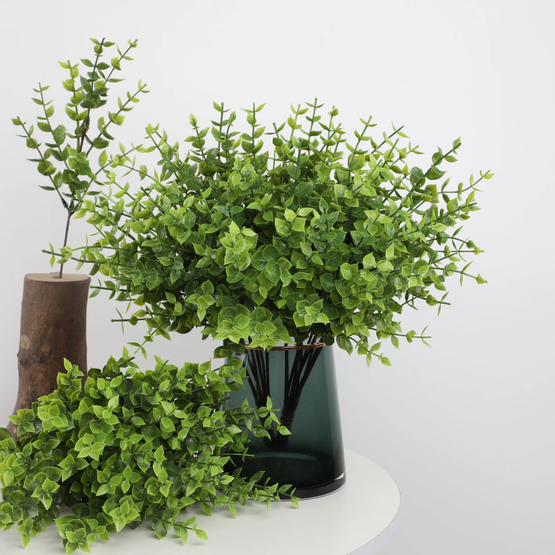 

12 Pcs Artificial Eucalyptus Leaves Eucalyptus Money Leaves Home Decoration Wedding Outdoor Simulated Flowers Fake Plants