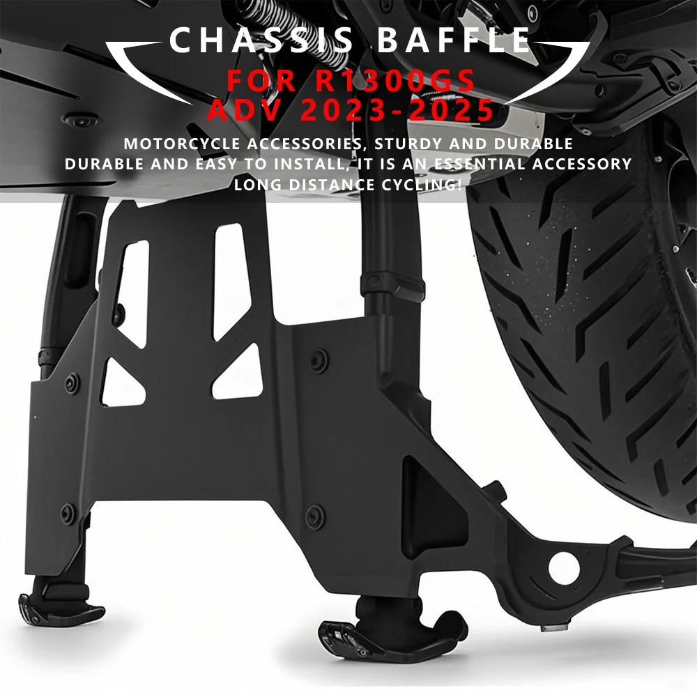 

MTKRACING для BMW R1300GS 2023-2025 мотоцикла, удлинитель защиты двигателя, аксессуары, черная защитная пластина центральной подставки R1300 GS
