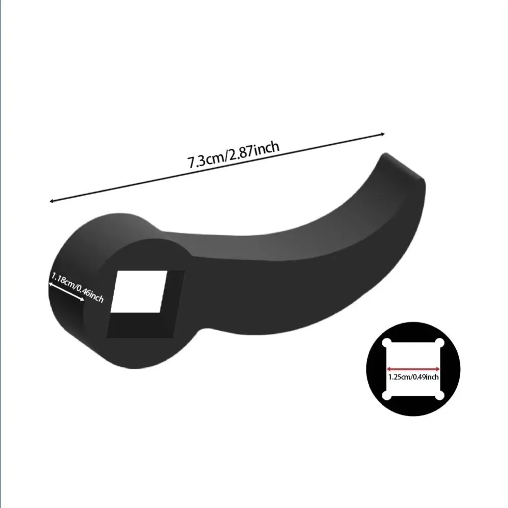 Angle Type Half Axle Disassembly Tool 1/2 Drive Shaft Adjustable Angle Crowbar Adapter Head Square Steel Alloy Ratchet Wrench