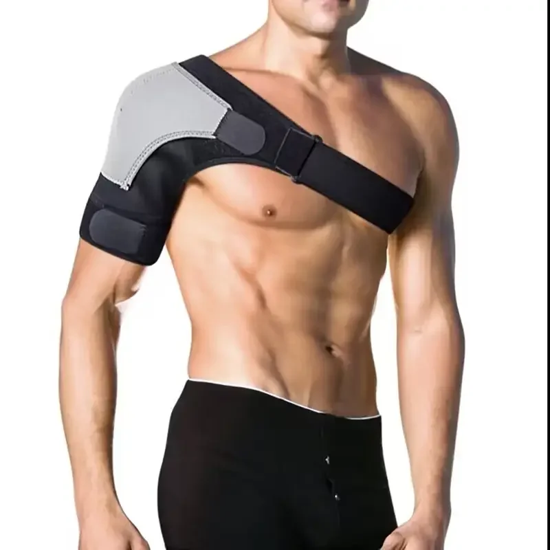 

Compression Shoulder Pads, Adjustable Strain Weightlifting Fixation Strap,Sports Protection For Pain Relief