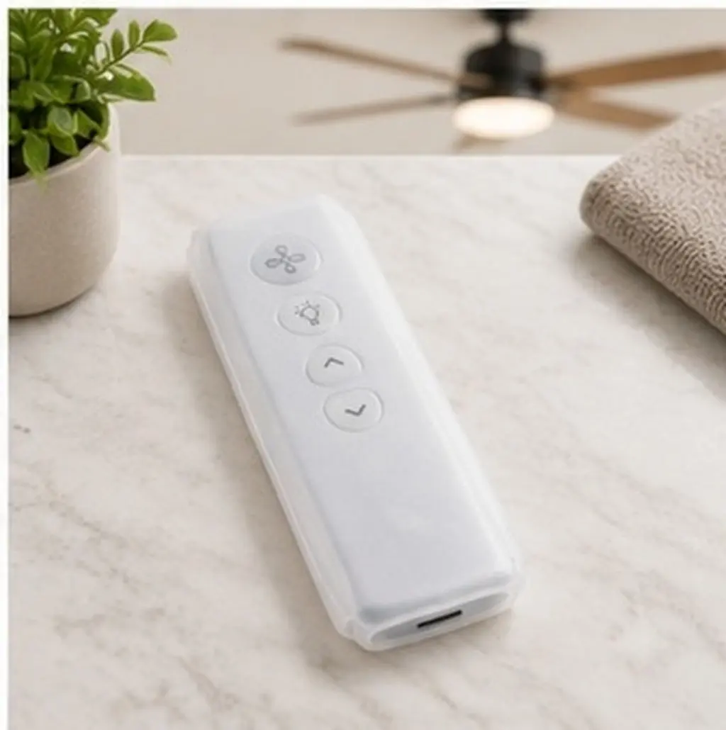 3Pcs Silicone Remote Sleeve Ceiling Fan Light Controller Protective Cover Transparent Dustproof Shock Absorbing Anti Slip Home