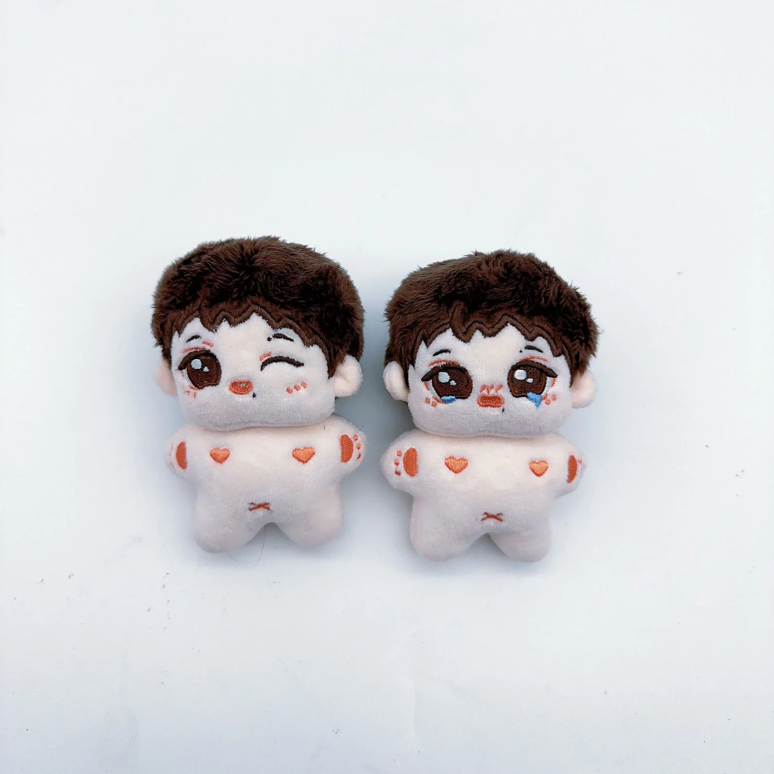 

Новая хлопковая кукла Bojun One Xiao, 10 см, плачущая, смеющаяся, мигающая, ограниченное время, кукла со звездой, голый ребенок