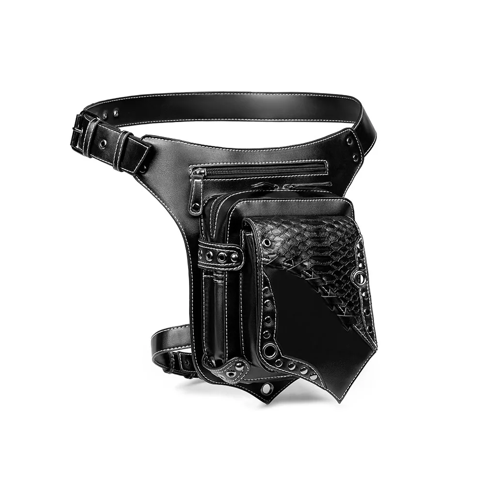 

Punk waist bag outdoor single shoulder crossbody bag for men mobile phone case Fanny Packs For Women Belt Bag Purse Bags