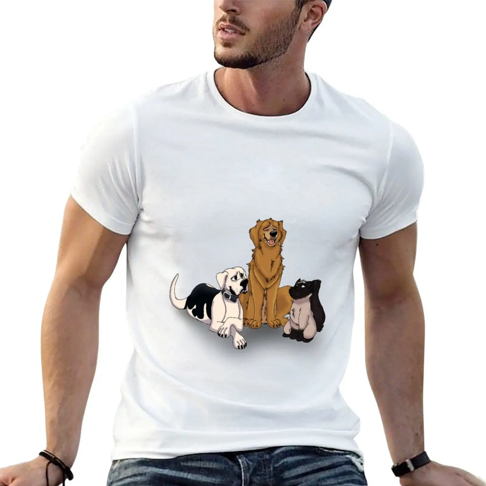 Homeward Bound: The Incredible Journey T-Shirt Casual Lightweight Short Sleeve Top