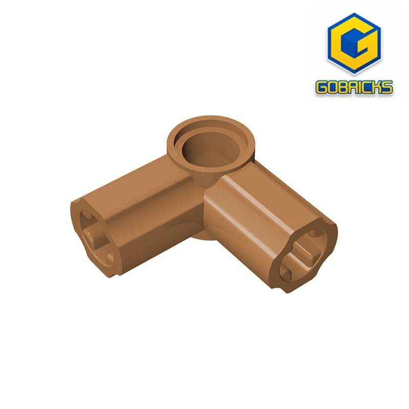 MOC PARTS GDS-921 Technical, Axle and Pin Connector Angled #6 - 90 degrees compatible with lego 32014 pieces of children's toys