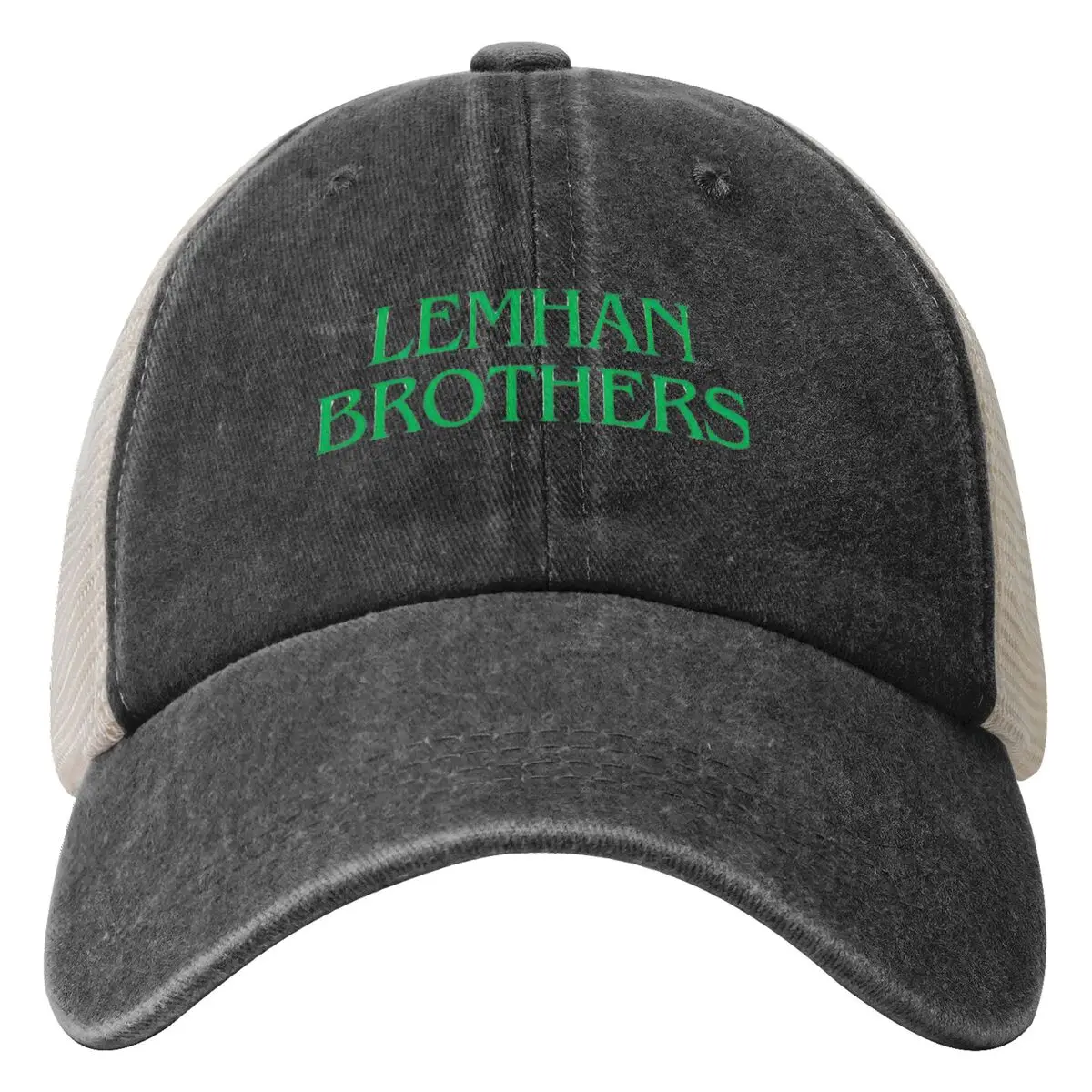 Lehman Brothers Baseball Cap Letter Print Casual Trucker Hat Summer Couple Women Outdoor Sport Baseball Caps