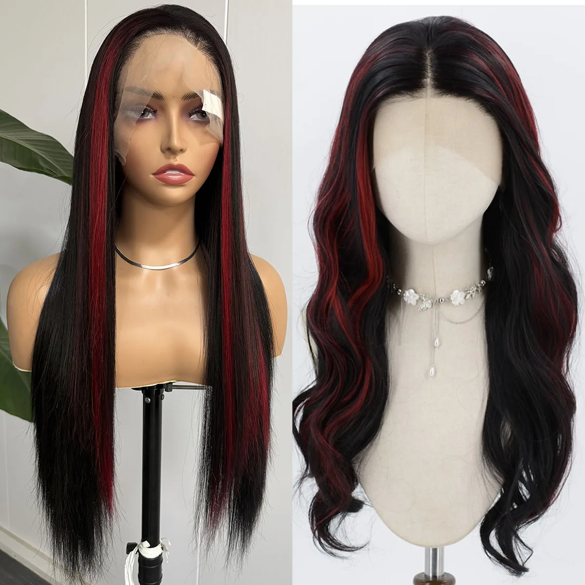 aimeya-perruques-lace-front-13x4-pour-femmes-perruque-synthetique-noire-et-rouge-avec-meches-resistante-a-la-chaleur-pour-usage-quotidien-cosplay-et-fetes