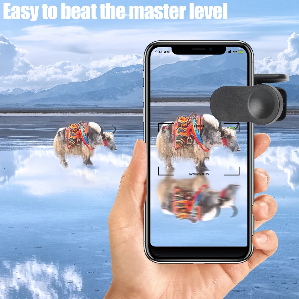 Mobile Phone Mirror Reflection Camera Clip Kit Outdoor Lens Selfie Accessories Adjustable Shooting Assistant Clips Set