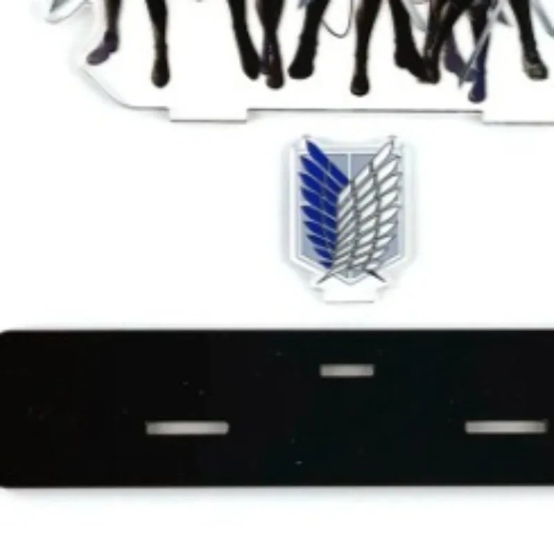 Atak Tytanów Mikasa Eren Armin Levi Figurka Akrylowy Stojak Model Anime Brelok Ozdoba na Biurko Kolekcja Kreskówkowa Zabawki