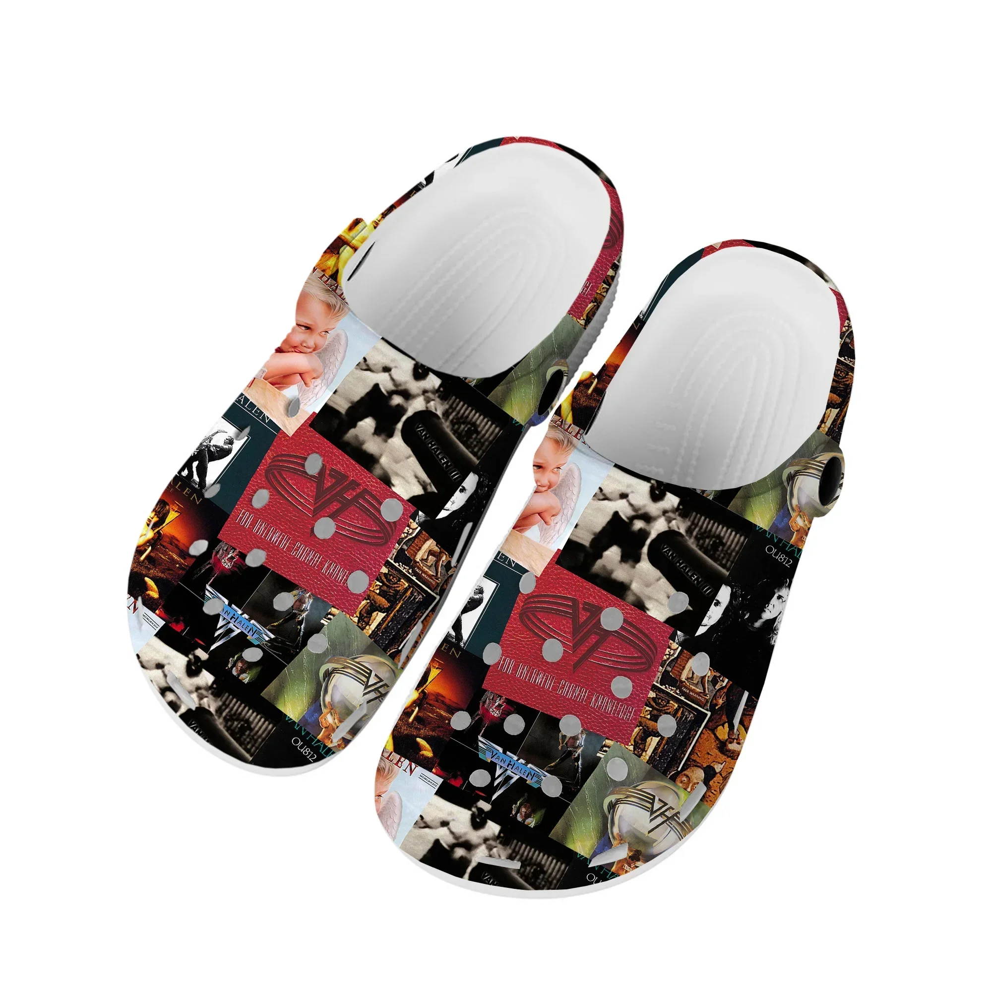 Van Evh 5150 Stripes Halen Home Clogs Custom Water Shoes Mens Womens Teenager Shoe Garden Clog 1984 Sandals Beach Hole Slippers