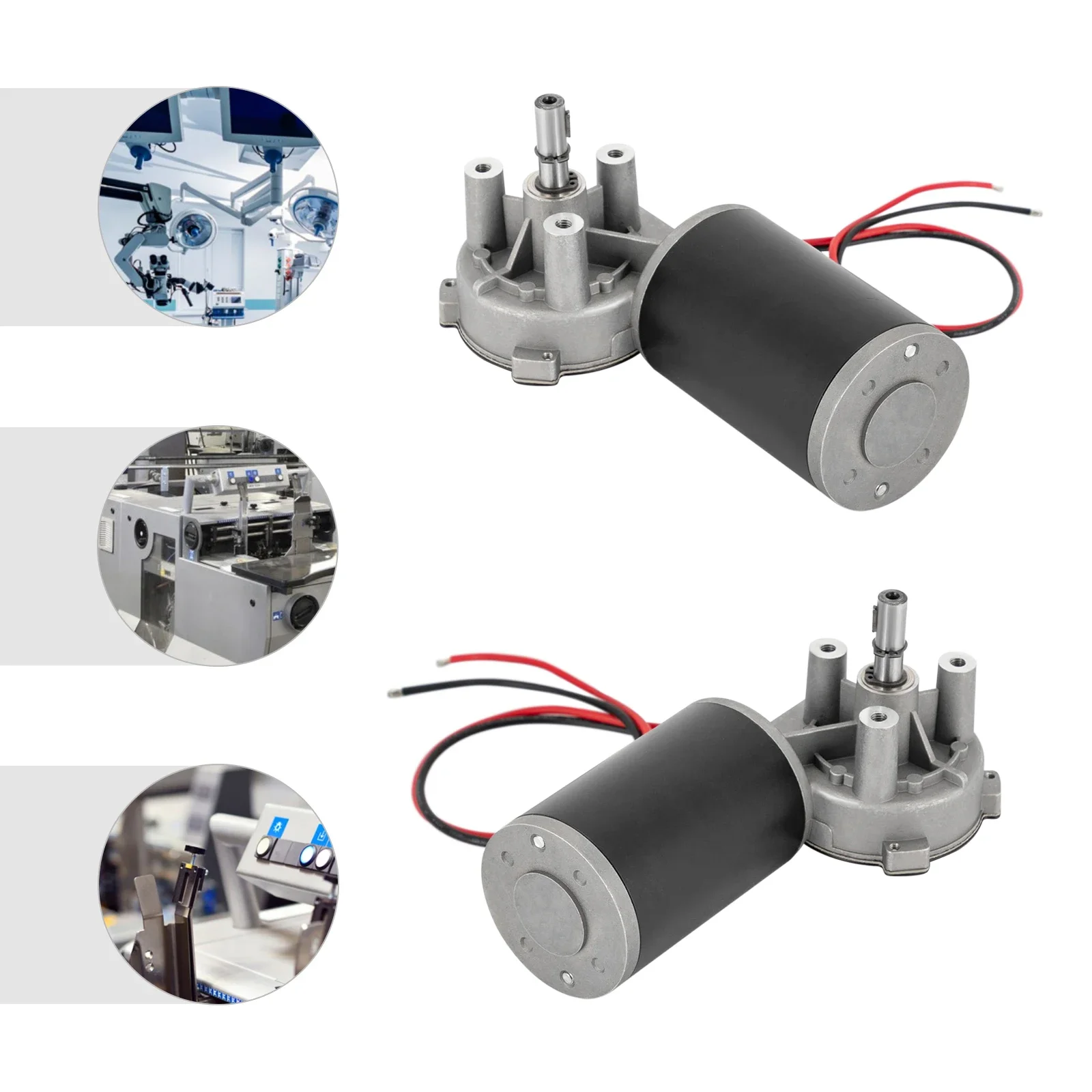 

80W DC Motor 220RPM Left/Right DC Gear Motor Electric Gear Motor for Office Stage Lighting